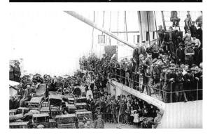 Auswanderer auf der Imperator 1913